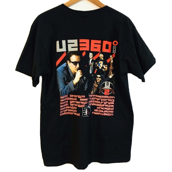 U2 360 Tour 2011 Large T Shirt - Picture 2 of 6